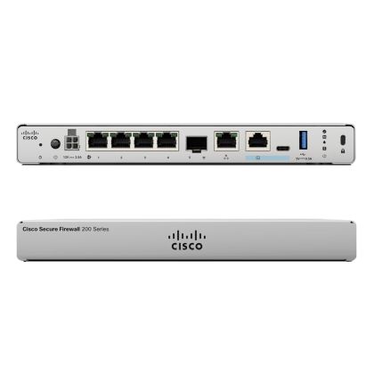 Защитна стена Cisco Secure Firewall 200 1.5 Gbps 4x GbE 1x SFP (CSF220-TD-K9)