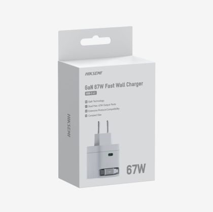 Захранващ адаптер Hikvision 67W GaN USB-C (HS-HUB-GAN67)