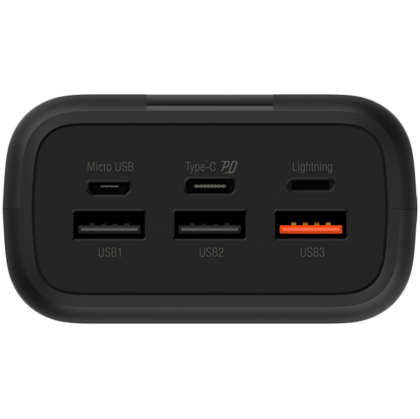 Външна батерия Silicon Power QX55 30000mAh 22.5W QC3.0 PD (SP30KMAPBKQX550K)