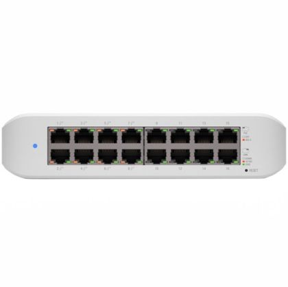 Мрежов суич Ubiquiti UniFi 16x GbE 8x PoE+ 45W (USW-LITE-16-POE-EU)