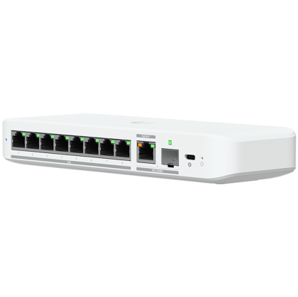 Мрежов суич Ubiquiti UniFi 8x 2.5GbE PoE++ 1x 10G Combo (USW-Flex-2.5G-8-PoE)