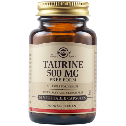 Solgar Taurine 500 mg 50 веган капсули