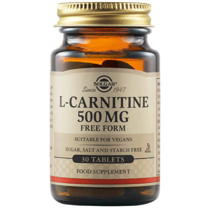 Solgar L-Carnitine 500 mg 30 таблетки