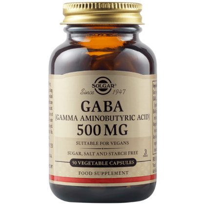Solgar GABA 500 mg 50 веган капсули