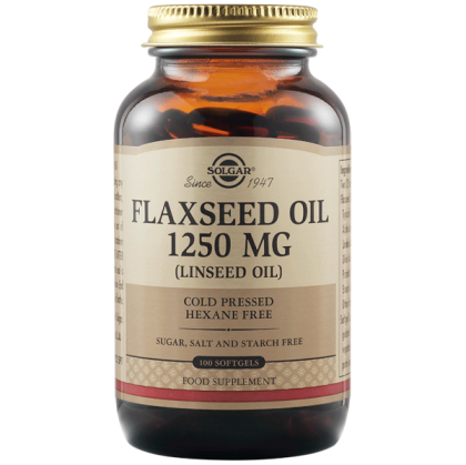 Solgar Flaxseed Oil 1250 mg 100 меки капсули