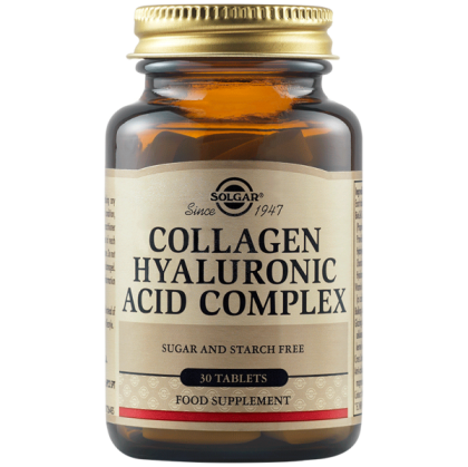 Solgar Collagen Hyaluronic Acid Complex 120 mg 30 таблетки