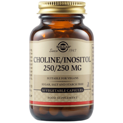 Solgar Choline & Inositol 50 веган капсули