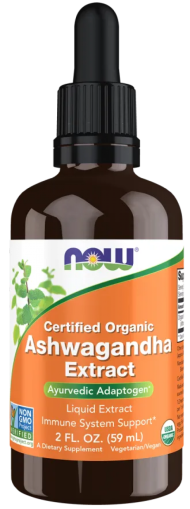 Now Foods Ashwagandha Extract Organic Liquid 59 ml
