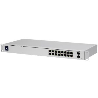 Мрежов суич Ubiquiti UniFi 16x GbE 2x SFP 8x PoE+ 42W (USW-16-POE)