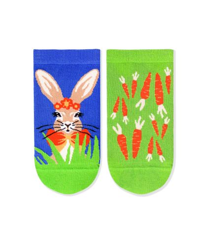 Arty Socks къси чорапи с Великденски Заек - Зелен