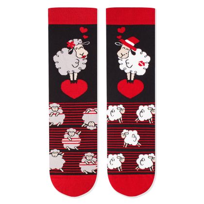 Arty Socks чорапи Влюбена Овца - Черен