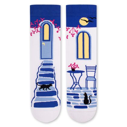 Arty Socks чорапи Гръцки Вечери - Бял