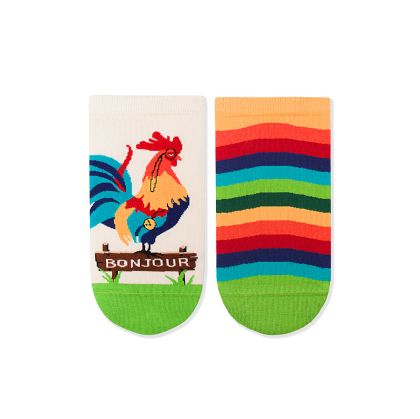 Arty Socks къси чорапи с Петел - Цветен