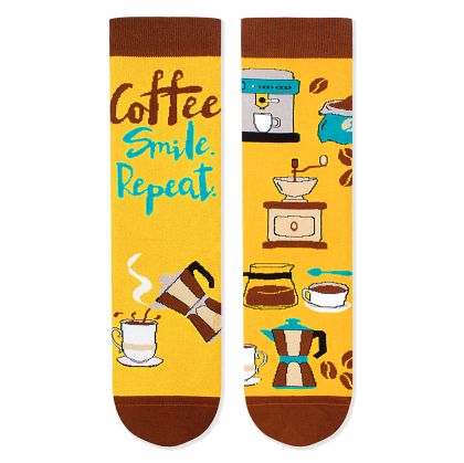 Arty Socks чорапи с Кафе - Жълт