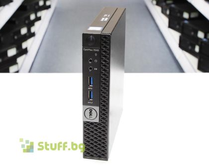 Реновиран настолен компютър Dell OptiPlex 7040 Micro i5-6500T 8GB 256GB SSD