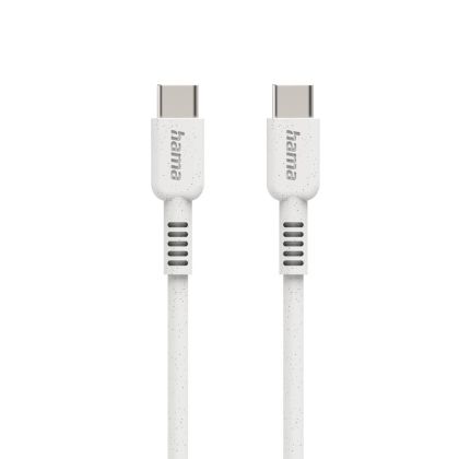 Кабел за зареждане HAMA "Eco", USB-C - USB-C, 1 м, 187282