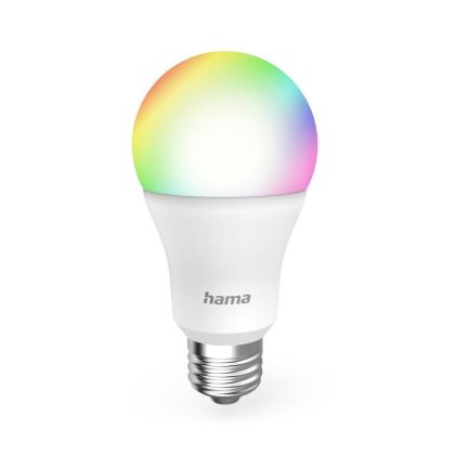 Hama Smart WLAN LED Lamp, E27, Matter, 9W, RGBW, 176640