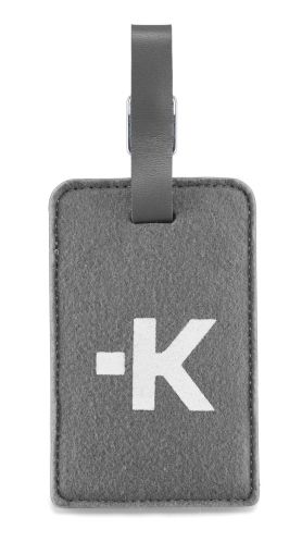 Етикет за багаж Skross Luggage Tags, Карта за контакт, Сив