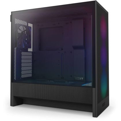 Case NZXT H5 Flow RGB 2024 Black, Mid-Tower