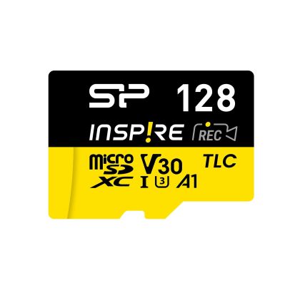 Карта памет Silicon Power Inspire 128GB, microSDXC, Class 10, SD Adapter