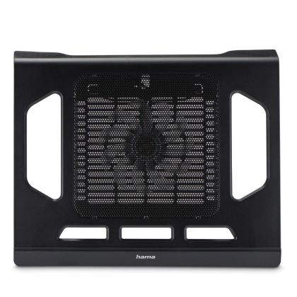Hama "Black" Laptop Cooler, Quiet, up to 40 cm (15.6"), black
