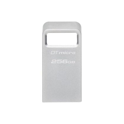 USB памет KINGSTON DataTraveler Micro, 256GB,USB-A 3.2 Gen 1, Сребрист