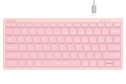 Keyboard FBX51C FSTyler, Bluetooth & 2.4G Wireless KB, Baby Pink