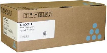 Toner Cartridge Ricoh SP C220E, 2300 pages,  Cyan