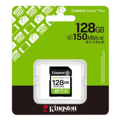 Карта памет Kingston Canvas Select Plus SD 128GB