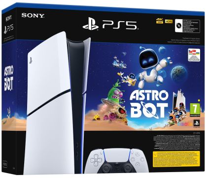 Gaming Console PlayStation 5 (Slim) Digital Edition - Astro Bot Bundle