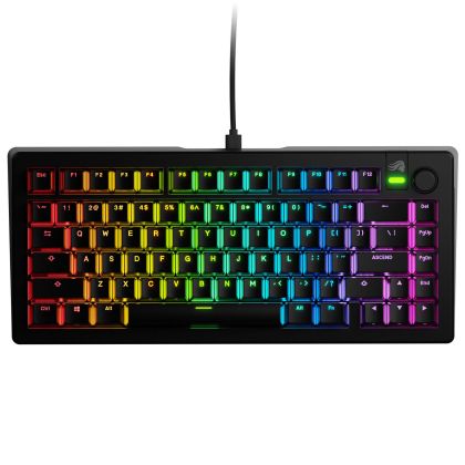 Gaming Mechanical keyboard Glorious GMMK 3 75% Black - Fox Linear Switches