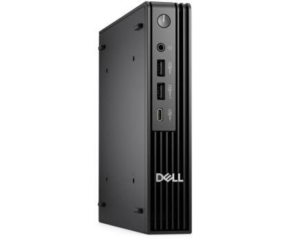 Настолен компютър Dell Pro Micro Plus QBM1250, Intel Core Ultra 5 235 (13 TOPS NPU, 14 cores, up to 5.0GHz), 16 GB: 1 x 16 GB, DDR5, up to 5600 MT/s, 512GB SSD TLC, Integrated Graphics, Wi-Fi 6E, Bulgarian Keyboard&Mouse, 180W, Win 11Pro, 3Y PS