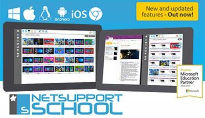 Софтуер за управление работата в класна стая Netsupport school NSS ver.15 +поддръжка за 3 год.