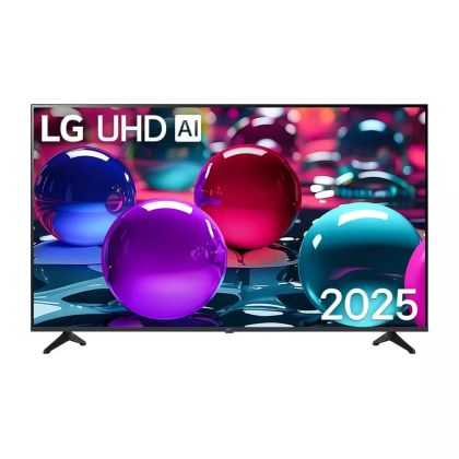 Телевизор LG 55UA73003LA, 55" 4K UltraHD TV 4K (3840x2160), DVB-T2/C/S2, webOS 25 Smart, ThinQ AI, Alpha 7 AI Processor, WiFi, HDR10 pro, HLG, ALLM/HGiG, 4K Upscaling, AI Sound pro, Multiple View, HDMI eARC, LAN, USB, Bluetooth, Google Cast, 2 Pole Stand,