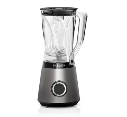 Блендер Bosch MMB6141S, VitaPower Blender, 1200 W, Tritan blender jug 1.5l, Two speed settings and pulse function, ProEdge stainless steel blades made in Solingen, Silver