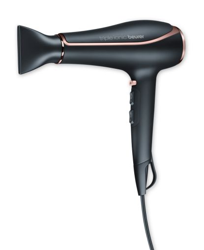 Сешоар Beurer HC 80 Hair dryer, 2 200 W, triple ionic function, professional AC motor, 2 attachments, 3 heat settings,2 blower settings, cold air, overheating protection 
