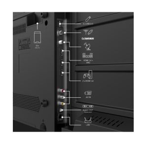 Телевизор Thomson Smart FHD TV 32"; Google TV; 1920 x 1080 (FHD), DLED, 60 Hz, DVB-T/T2/C/S/S2, Wi-Fi, Bluetooth, LAN, HDMI 3 (1.4), USB 2 (2.0), Side Feet, Black