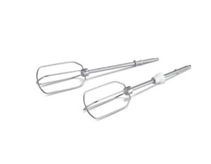 Миксер Tefal HT312138, Quick mix Hand Mixer with bowl, 300 W, 5 Speeds + turbo, 2 Beaters, 2 Dough hooks, automatic rotating bowl, white & inox standbowl