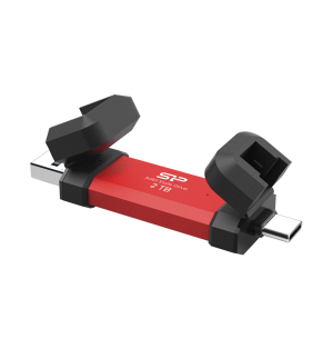 Външен SSD Silicon Power DS72 Red - 2TB