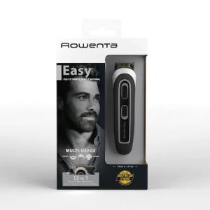 Машинка за подстригване Rowenta TN9140F4, Multistyler Trim & Style Easy, hair + beard + body + ear & nose, cordless, wet & dry, minimum cutting length 0.5mm, hair blade 42mm, 6 fix hair combs, hair cutting lengths 3, 6, 9, 12, mm, beard blade 32mm, 3 fix 