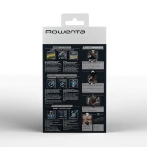 Машинка за подстригване Rowenta TN9140F4, Multistyler Trim & Style Easy, hair + beard + body + ear & nose, cordless, wet & dry, minimum cutting length 0.5mm, hair blade 42mm, 6 fix hair combs, hair cutting lengths 3, 6, 9, 12, mm, beard blade 32mm, 3 fix 