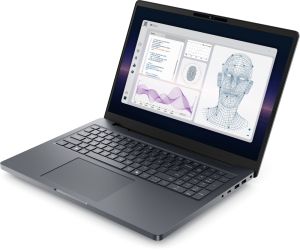 Лаптоп Dell Pro Max 16 Plus MB16250, Intel Ultra 7 265HX, vPro (13TOPS NPU, 20 cores, up to 5.30 GHz), 16", FHD+ (1920x1200) VRR 120Hz, 500nits, 32GB: 2x16GB 6400 MTs DDR5, 1TB SSD, NVIDIA RTX PRO 2000 8GB GDDR7, 8MP IR Cam and Mic, Wi-Fi 7, FPR, Backlit 
