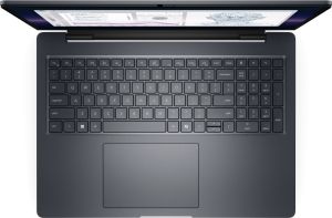 Лаптоп Dell Pro Max 16 Plus MB16250, Intel Ultra 7 265HX, vPro (13TOPS NPU, 20 cores, up to 5.30 GHz), 16", FHD+ (1920x1200) VRR 120Hz, 500nits, 32GB: 2x16GB 6400 MTs DDR5, 1TB SSD, NVIDIA RTX PRO 2000 8GB GDDR7, 8MP IR Cam and Mic, Wi-Fi 7, FPR, Backlit 