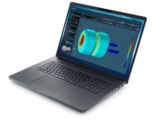 Лаптоп Dell Pro Max 18 Plus MB18250, Intel Ultra 7 265HX, vPro (13TOPS NPU, 20 cores, up to 5.30 GHz), 18" QHD+ (2560x1600) 500 nits, 32GB: 2x16GB 6400 MTs DDR5, 512GB SSD, NVIDIA RTX PRO 1000 8GB GDDR7, FHD RGB Cam and Mic, Wi-Fi 7, FPR, Backlit Kb, Win1