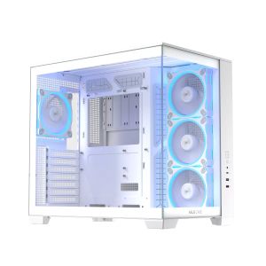 Case ASUS A32 PLUS Tempered Glass + 4 ARGB Fans - White