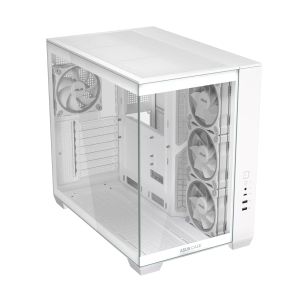 Case ASUS A32 PLUS Tempered Glass + 4 ARGB Fans - White