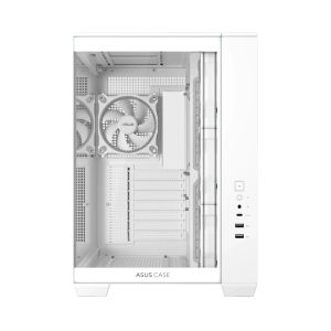 Case ASUS A32 PLUS Tempered Glass + 4 ARGB Fans - White