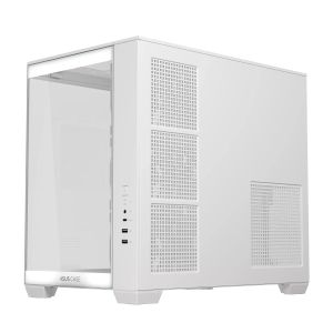 Case ASUS A32 PLUS Tempered Glass + 4 ARGB Fans - White