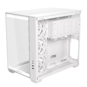 Case ASUS A32 PLUS Tempered Glass + 4 ARGB Fans - White