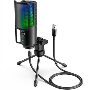 Desktop Microphone FIFINE K669 PRO2 RGB - Black